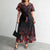 Juliann - Robe longue fleurie grande taille