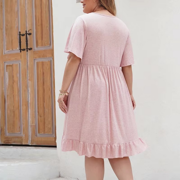 Carlotta - Robe d'été ludique avec détails en dentelle