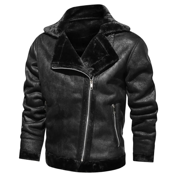 Hugo | Gefutterte Lederjacke