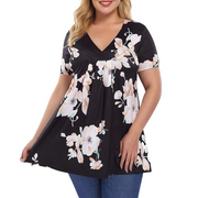 Carlotta - Feminines Tunika-Top mit Faltenwurf