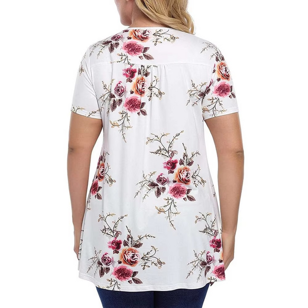 Carlotta - Feminines Tunika-Top mit Faltenwurf