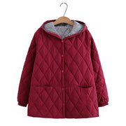Alexander - Übergroße Winterjacke aus Baumwolle für Damen