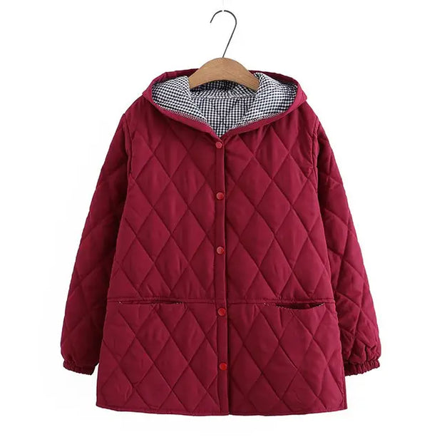 Alexander - Übergroße Winterjacke aus Baumwolle für Damen