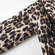 Millie - Veste en coton imprimé léopard