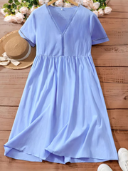 Carlotta - Robe d'été aérienne à col en V