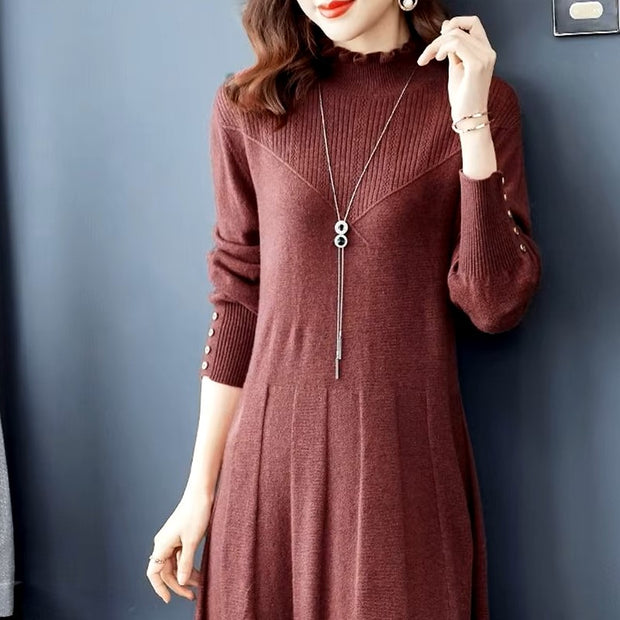 Alexander - Elegantes Strick-Midikleid