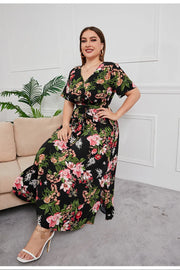 Juliann - Robe d'été grande taille à col en V