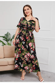 Juliann - Robe d'été grande taille à col en V