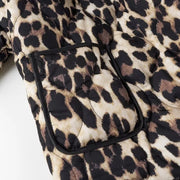 Millie - Veste en coton imprimé léopard