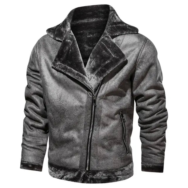 Hugo | Gefutterte Lederjacke