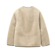Elke - Stilvolle Teddy-Jacke mit Akzenten