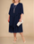 Carlotta - Robe élégante en mousseline à effet superposé