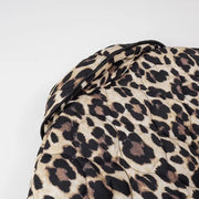 Millie - Veste en coton imprimé léopard