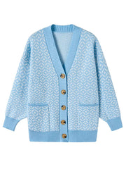 Lia - Cardigan élégant en maille avec patte de boutonnage