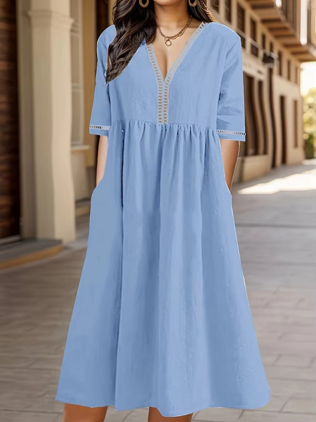 Carlotta - Robe d'été aérienne à col en V