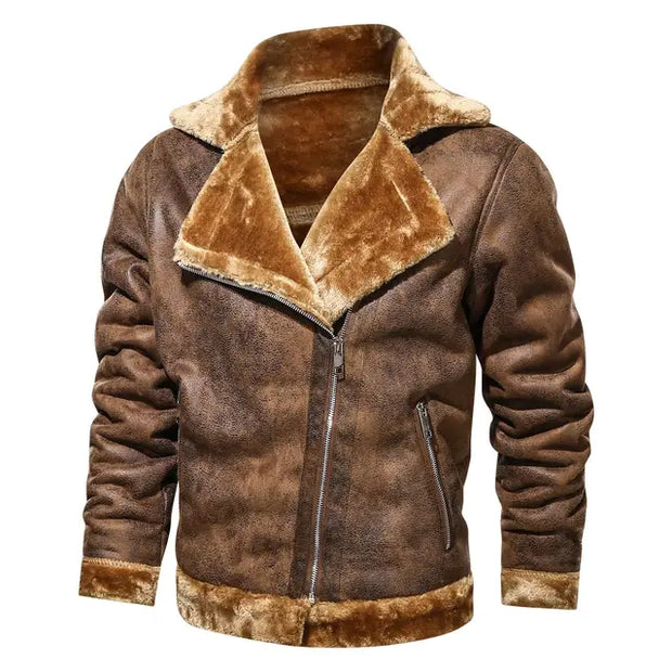 Hugo | Gefutterte Lederjacke