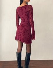 Lucy - Minikleid mit langen Ärmeln