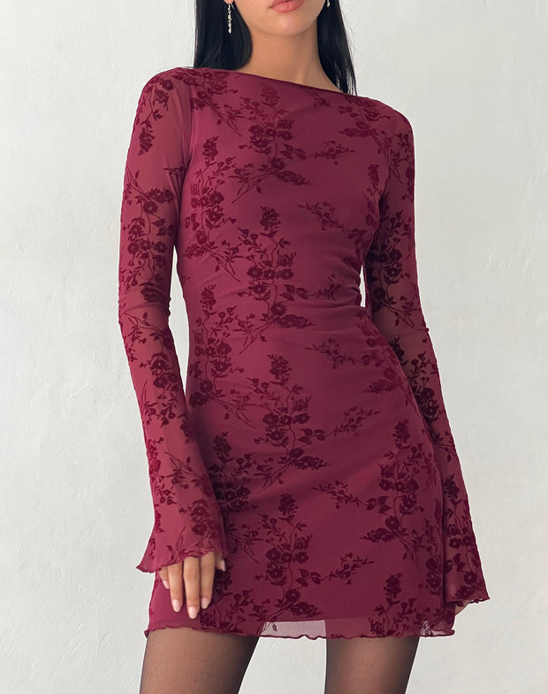 Lucy - Minikleid mit langen Ärmeln