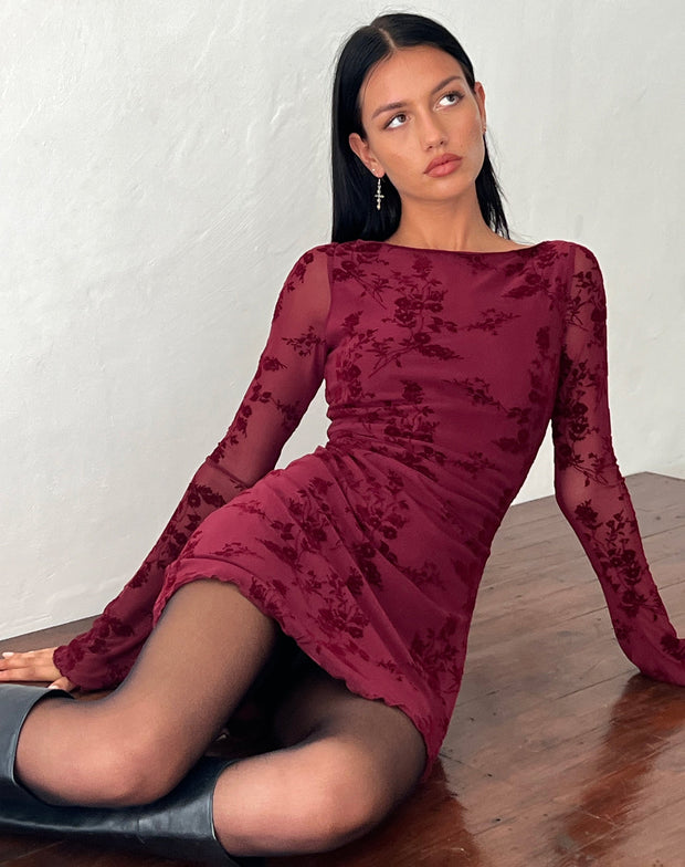 Lucy - Minikleid mit langen Ärmeln