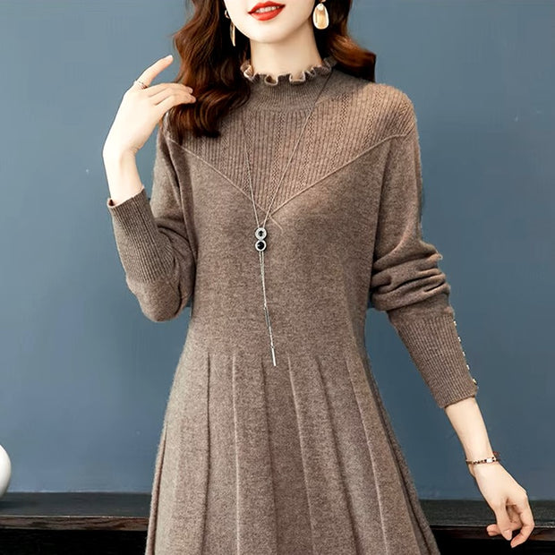 Alexander - Elegantes Strick-Midikleid