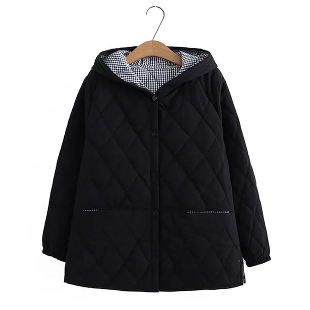 Alexander - Übergroße Winterjacke aus Baumwolle für Damen