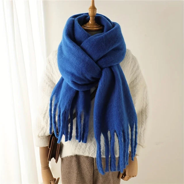 Alexander - Eleganter Winter-Schal in Regenbogenfarben für Damen