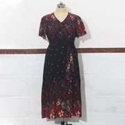 Juliann - Robe longue fleurie grande taille