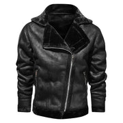 Hugo | Gefutterte Lederjacke