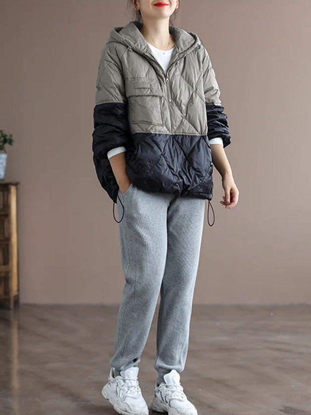 Brunhilde - Modische Steppjacke mit Kontrastdetails