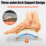 Semelles orthopédiques en gel de silicone