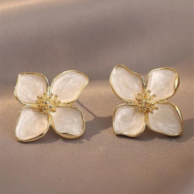 Boucles d'oreilles Ivy - Hibiscus
