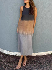 Lucile - Baumwoll-Leinen-Kleid