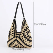 Lena - Grand sac de plage en paille