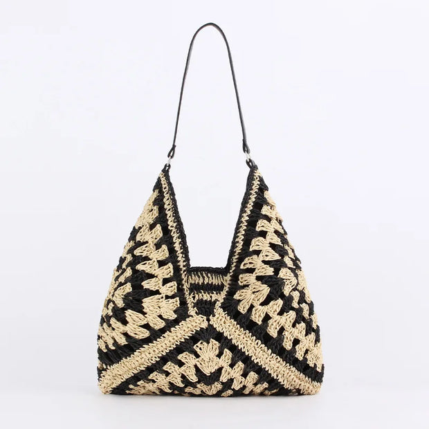 Lena - Grand sac de plage en paille