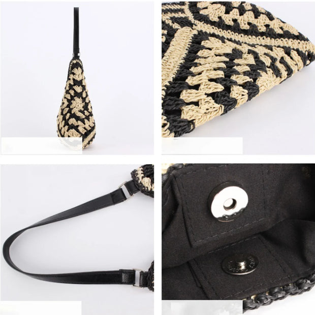 Lena - Grand sac de plage en paille