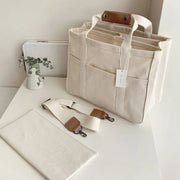Klara - Sac en toile à compartiments multiples