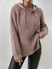 Luisa – Lässiger Strick-Kapuzenpullover