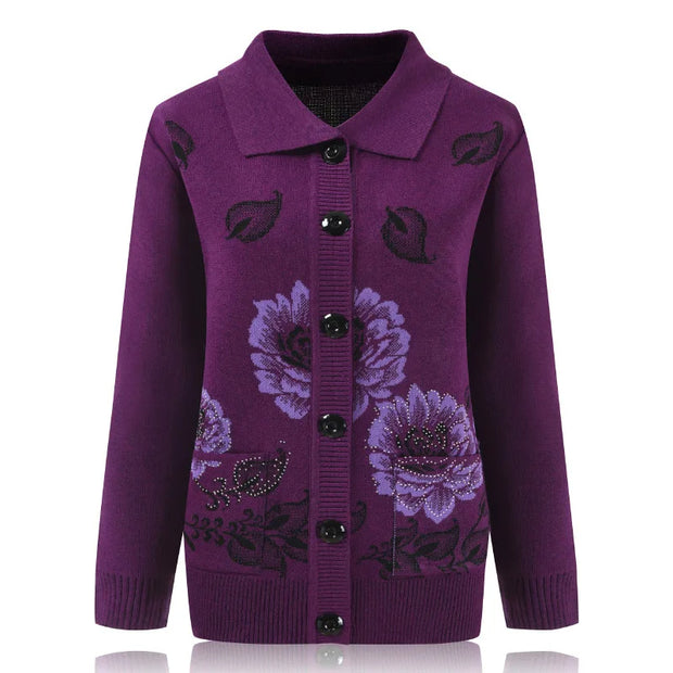 Elisaria – Eleganter V-Ausschnitt Pullover