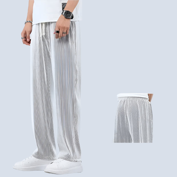 Adelheid - Luftige Sommerhose mit feinen Streifen