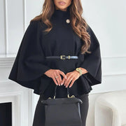 Luisa - Stilvolles Cape mit Gürtel