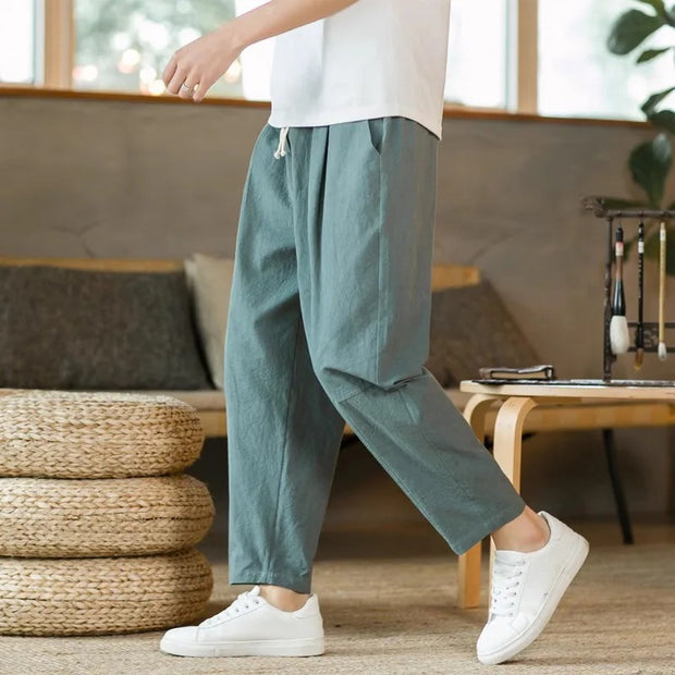 Adelheid - Leichte Freizeithose mit weitem Schnitt