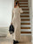 Felix - Robe longue côtelée à coupe moulante