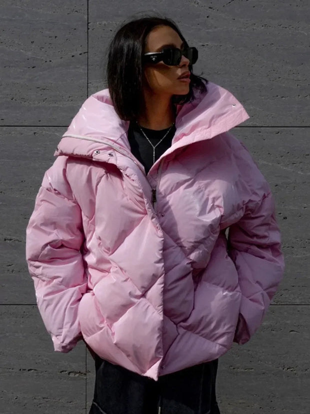 Elke - Oversized Puffer mit Reißverschluss