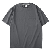 Jorven - Lockeres T-Shirt mit Brusttasche