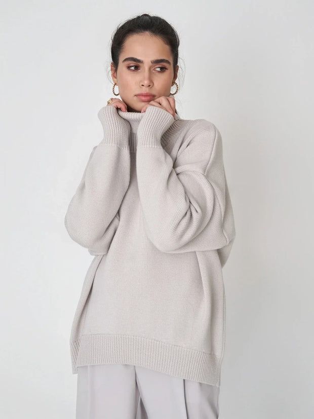 Adolf – Kuscheliger Oversize-Pullover mit Rollkragen