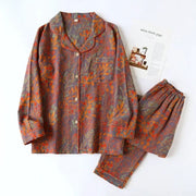 Emma - Blumenmuster Pyjama-Set