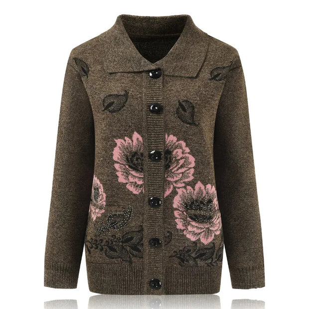Elisaria – Eleganter V-Ausschnitt Pullover