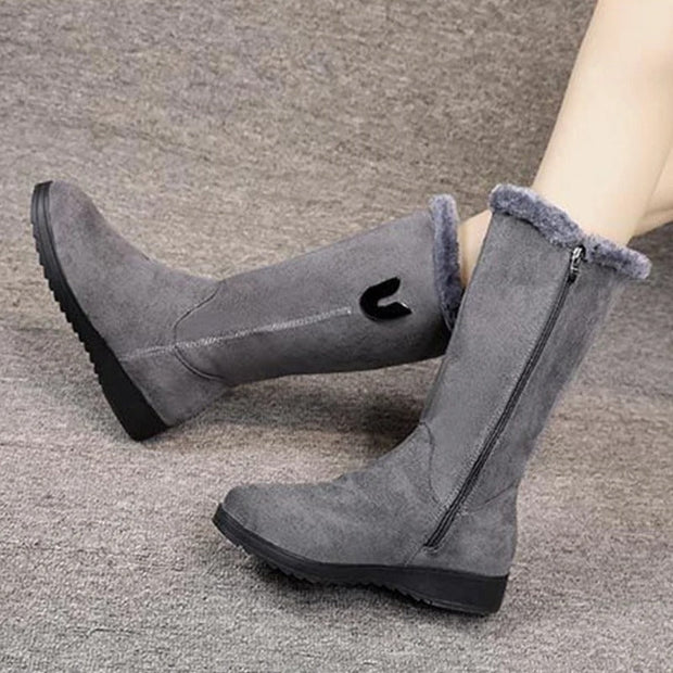 Adolf – Kuschelige Winterstiefel mit Fellkragen