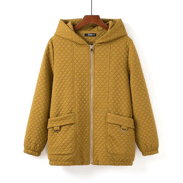 Adolf - Gepolsterte Steppjacke mit Kapuze