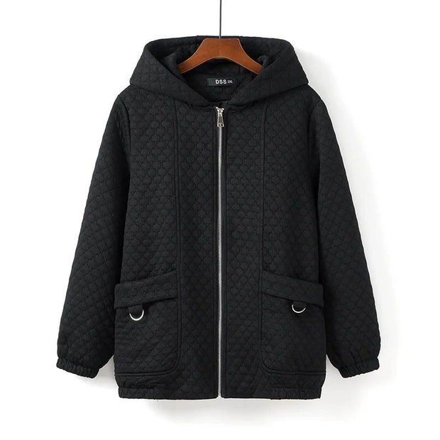 Adolf - Gepolsterte Steppjacke mit Kapuze